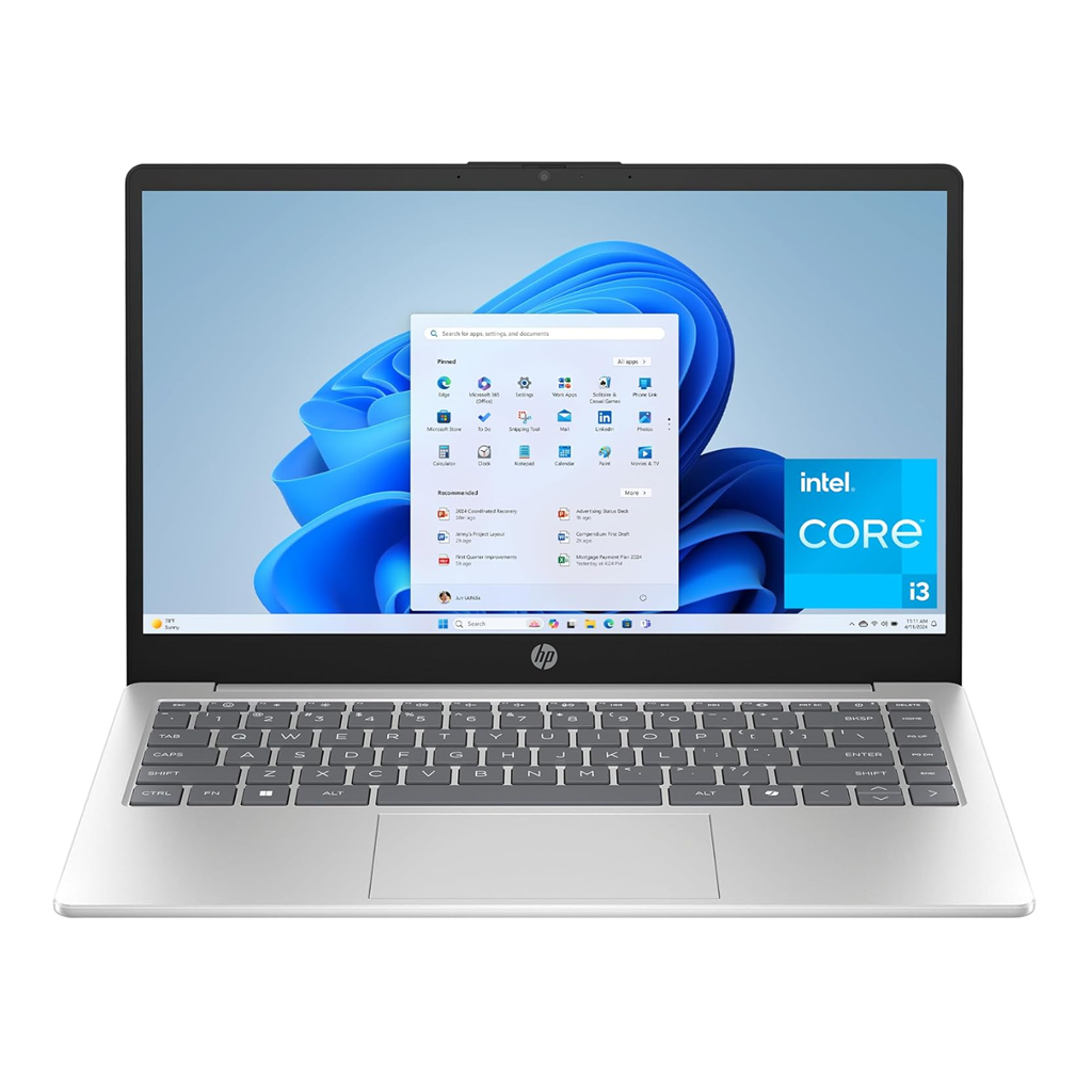 HP Laptop 14” – Core i3 - 8GB RAM - 256GB SSD – Silver