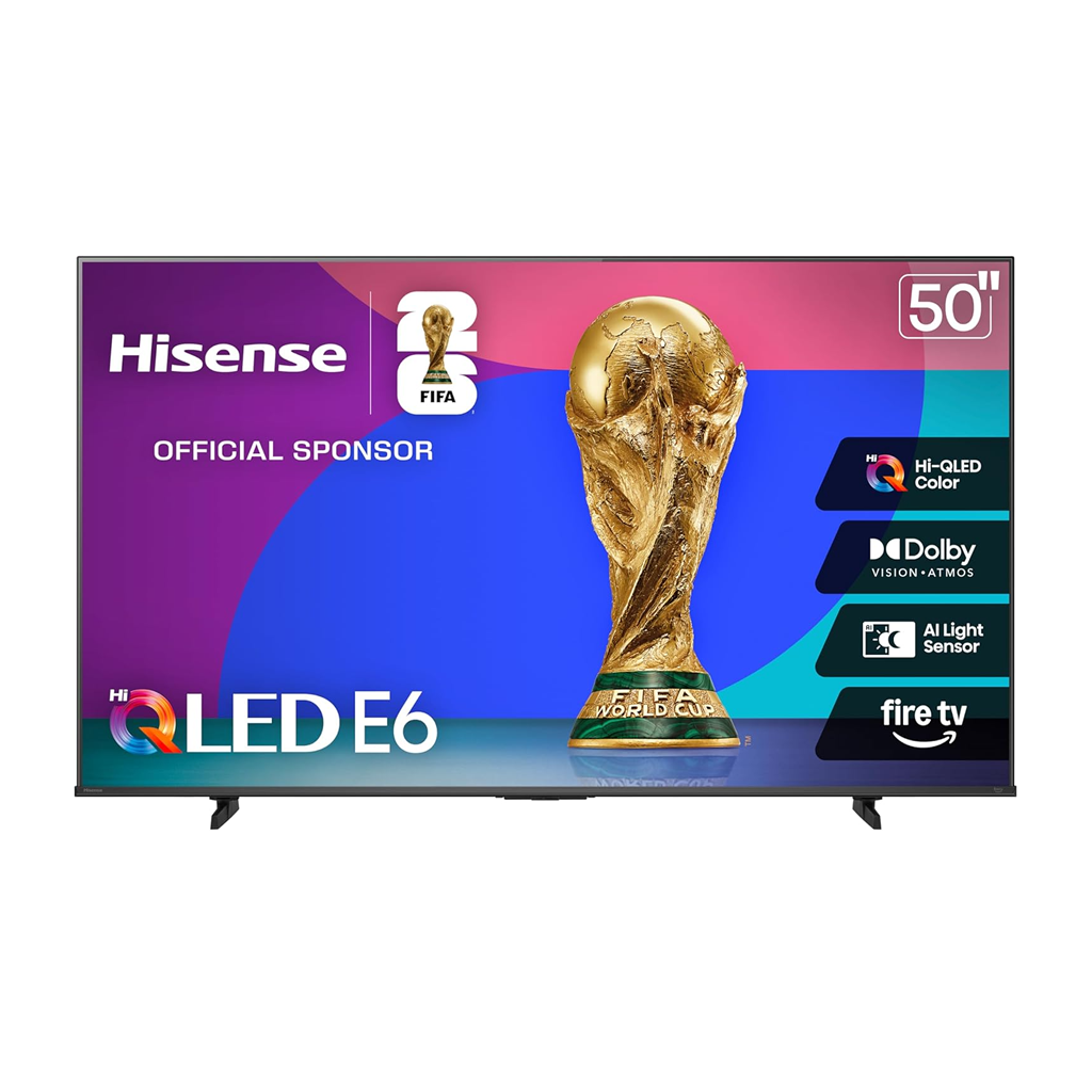 Hisense E6 50” – Hi-QLED - 4K - Smart Fire TV