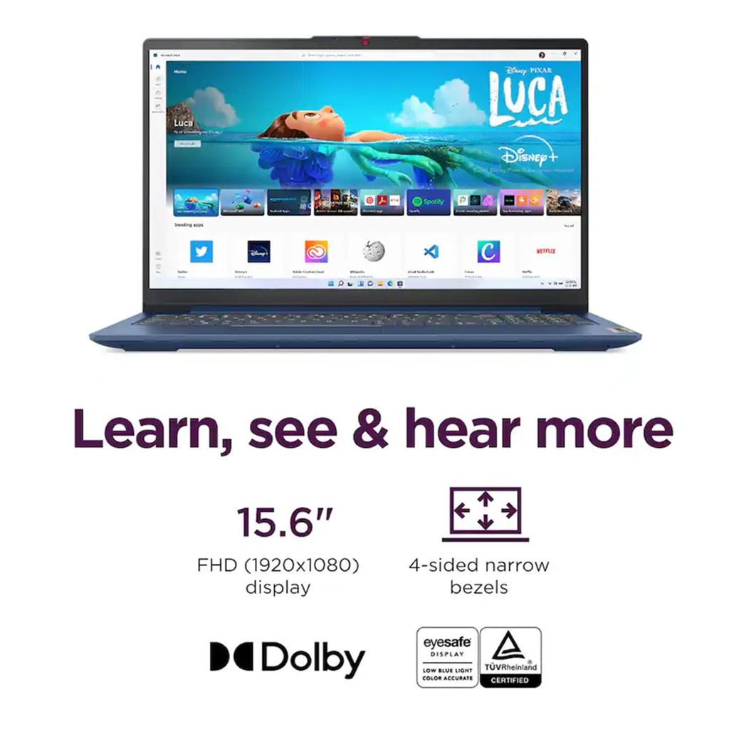 Lenovo IdeaPad Slim 3 15.6” – Ryzen 5 - 8GB - 256GB SSD